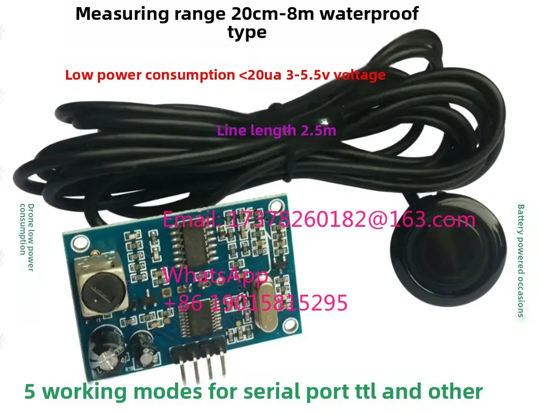 

SR04M Integrated Ultrasonic Ranging Module Reversing Radar Waterproof Ultrasonic