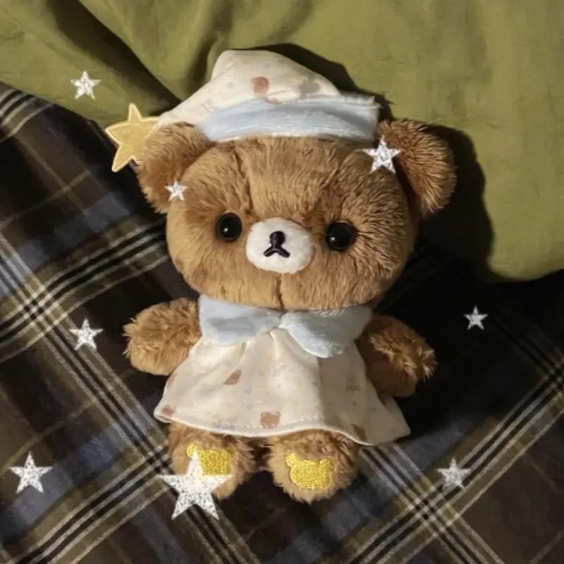 Breloczek do torby Rilakkuma Kolekcja Nocna Odzież do Spania Zawieszka do plecaka Brelok Modna zabawka Urocza lalka Prezent niespodzianka Kolekcjonerski