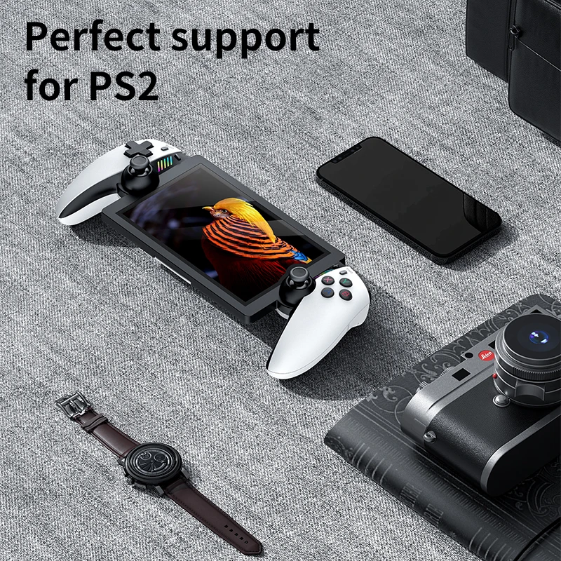 OEM M28 Octa-core 7.1 Inch Large Screen Video Gampad Linux System 4000mAh Battery Handheld Game Console Support PS2 Emulator