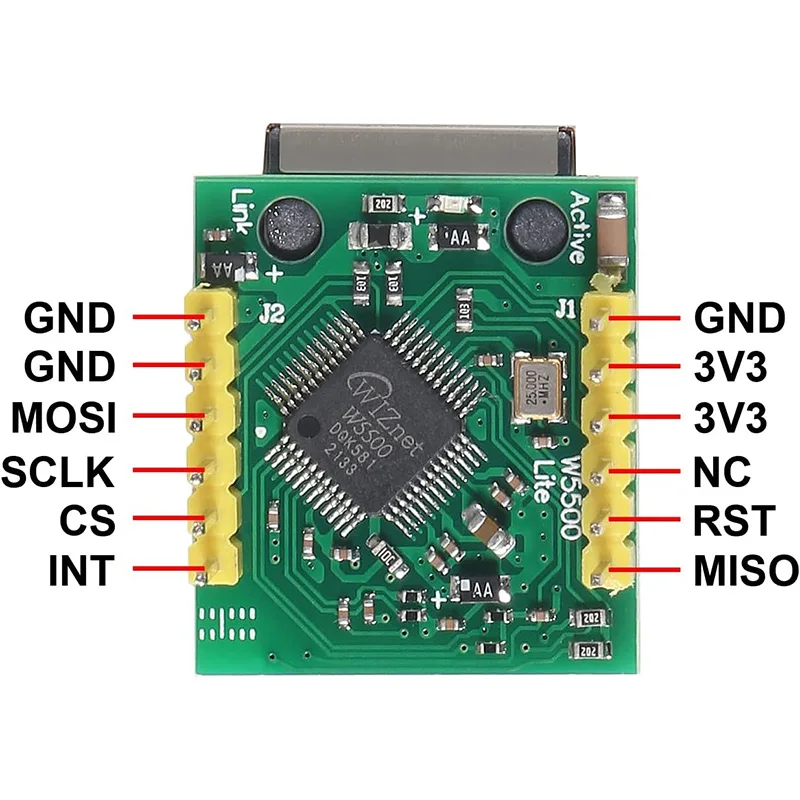 W5500 Ethernet network module hardware TCP / IP 51 / STM32 microcontroller program over W5100