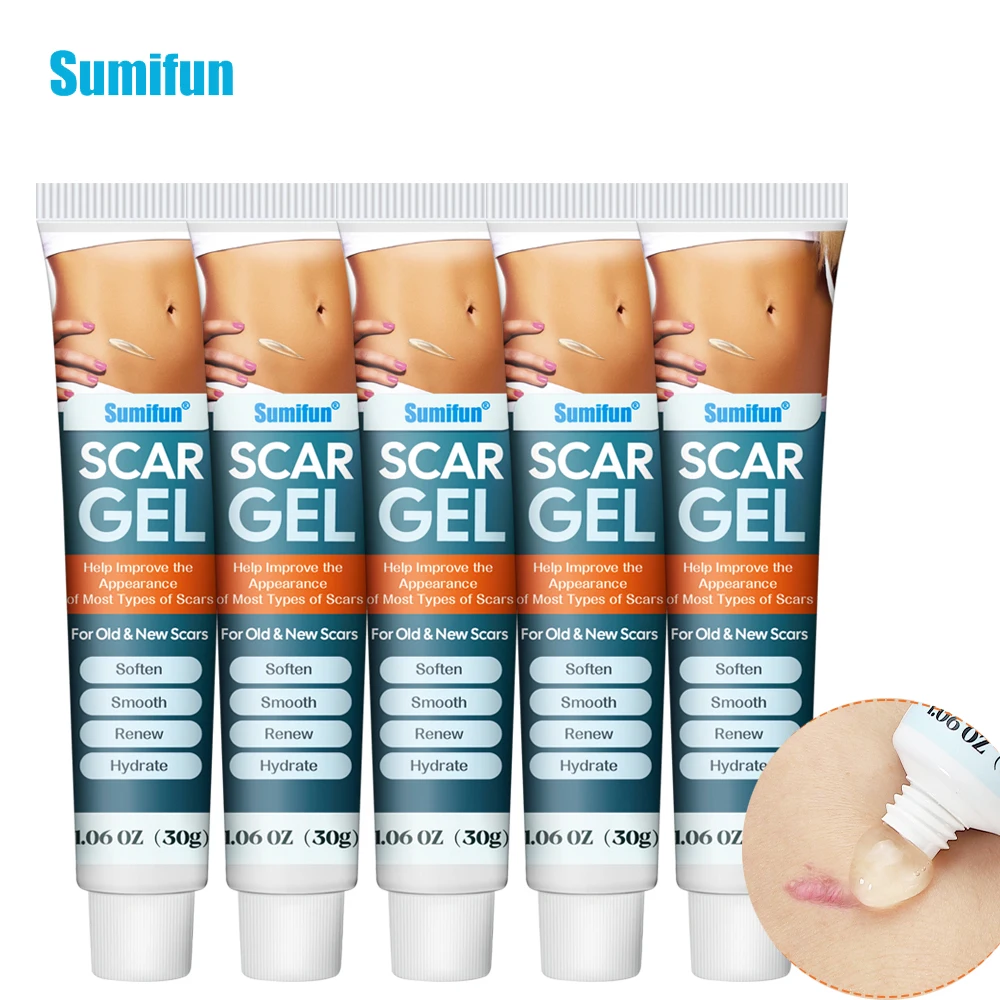 

3/5pcs Sumifun Repair Scar Gel Acne Scar Removal Ointment Stretch Marks Cream Smoothing Body Moisturizing Skin Herbal Cream