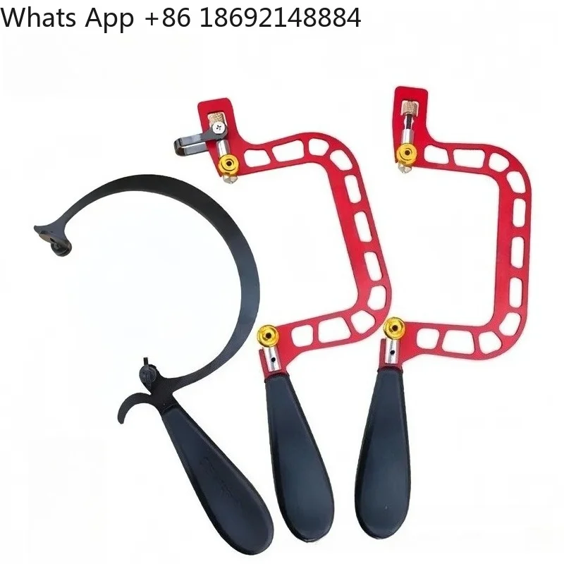 Red Handmade C-Wire Saw for Hand Pull Saw DIY Woodworking U-Shaped Saw Artifact Multifunctional Curve