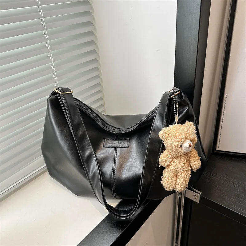 Spring 2024 New Style This Year Popular High-capacity Shoulder Bag Trend Fashion Commuter Leisure Tote Shoulder Crossbody Bag