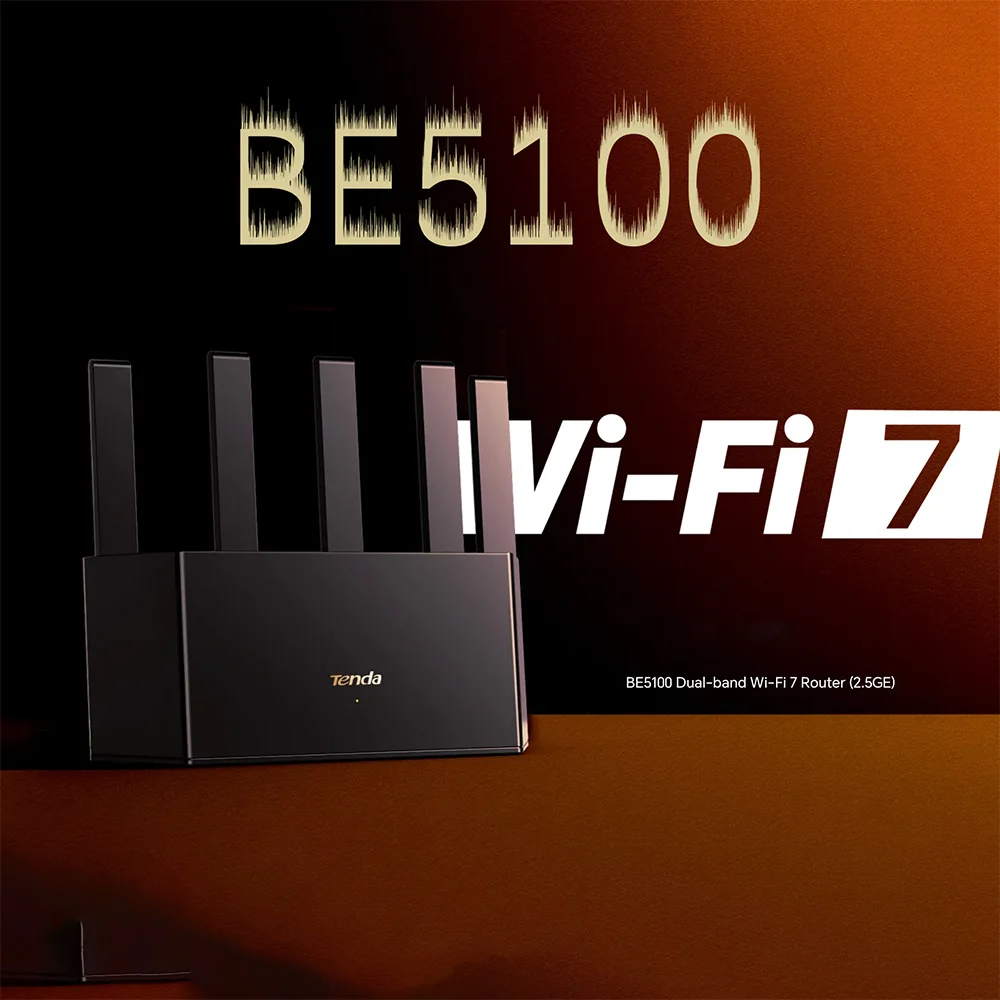

Tenda WiFi7 Home High-Speed Router 2.5G Port Whole-House Coverage for Large-Sized Residences Mesh Distributed Wireless
