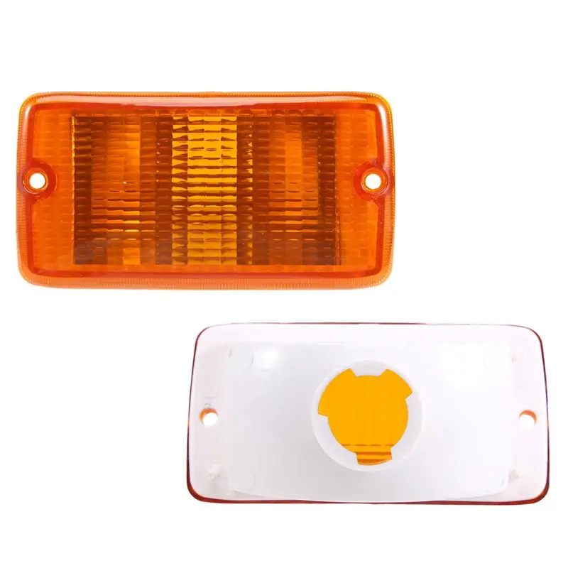 ABHX-2Pcs Turn Signal Light For 2001-2006 Jeep Wrangler (TJ) Plastic Lens LH & RH 55156488AB 55156489AB
