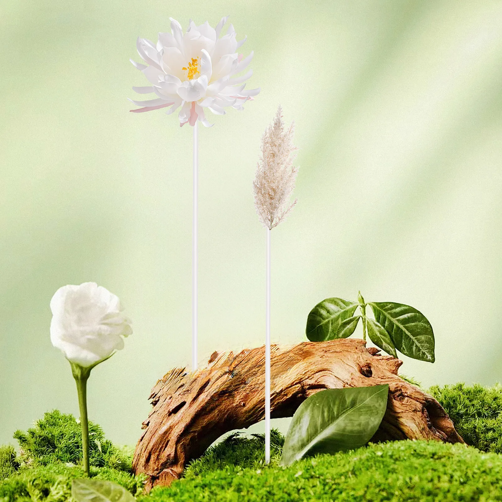 40 قطعة من أسلاك جذع الزهور ذاتية الصنع، سيقان ترتيب الزهور الحديدية القوية لمشاريع الحلوى اليدوية، لوازم صياغة الأسلاك #3