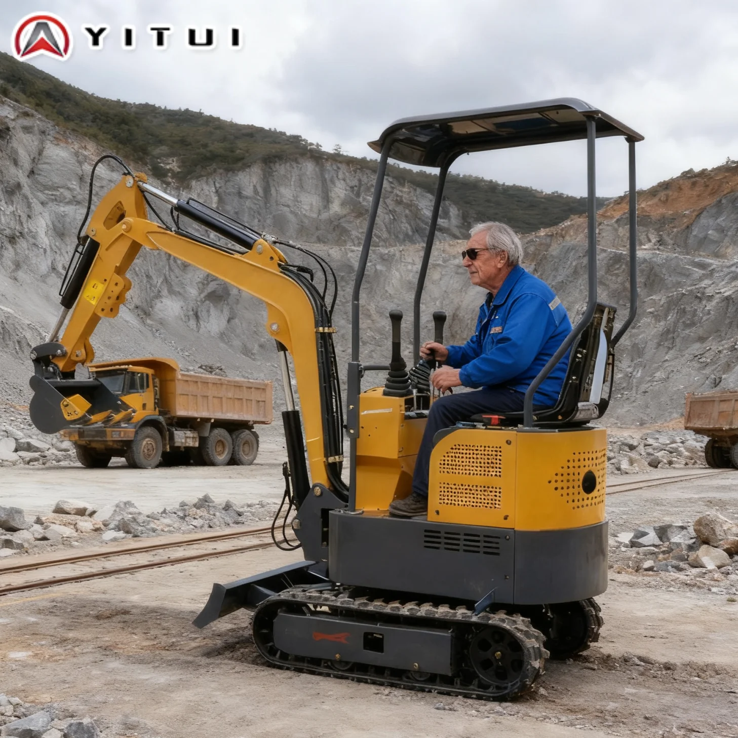 

Mini Excavator Long Arm Crawler Micro Digger With Attachment Ce Epa Euro 5 High-Quality 1.2 Ton Mini Excavator For Kubota