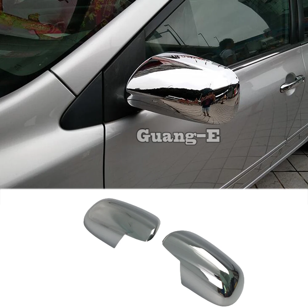 

For Toyota Corolla Altis 2008 2009 2010 2011 2012 2013 ABS Chrome Car Stick Rear View Eyebrow Side Glass Mirror Trim Frame 2pcs