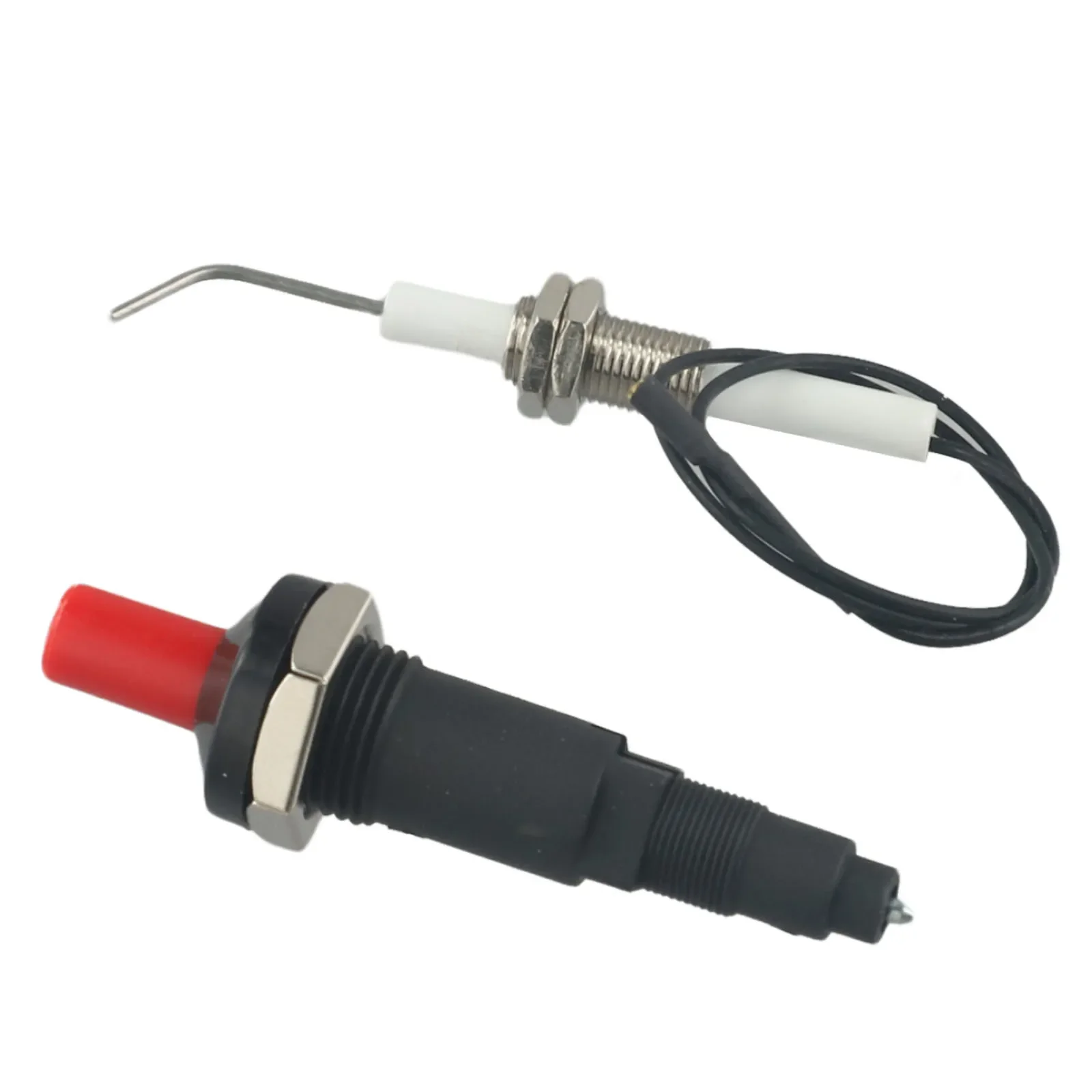 Piezo Spark Ignition Set Piezo Spark Ignition Versatile Push Button Igniter for Gas Stoves Fireplaces and BBQ Grills 30cm Length