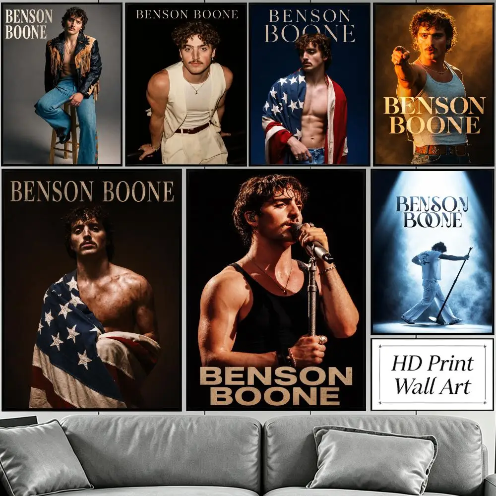 Benson Boone Poster HD Poster Sophisticated Modern Aesthetic Wall Art For Living Room Bedroom Office Cafe Decor Ideal Gift