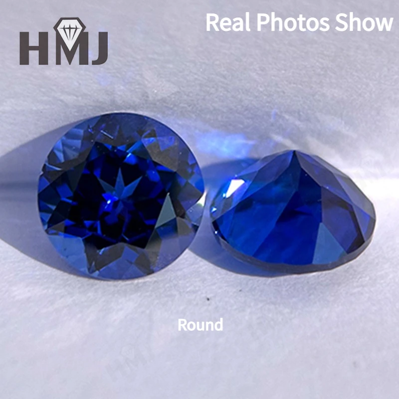 

AGL Certified Lab Grown Sapphire 0.1-11ct Princess/Round/Oval/Asscher/Cushion/Heart/Emerald/Pear Cuts for DIY Jewelry Making