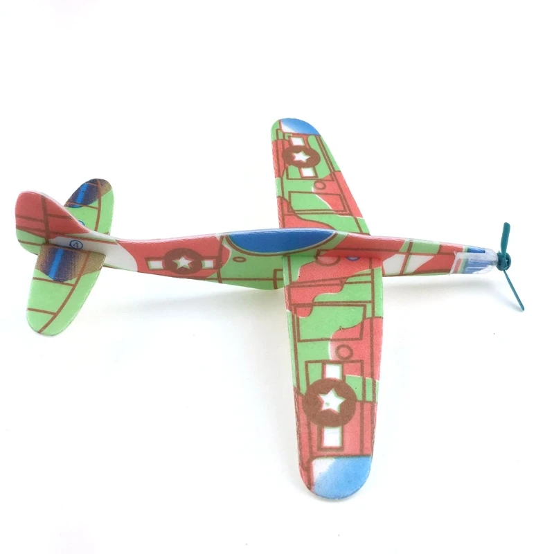 Mini espuma hecha a mano para lanzar avión volador, planeador, modelo montaje artesanal, juguete para niños