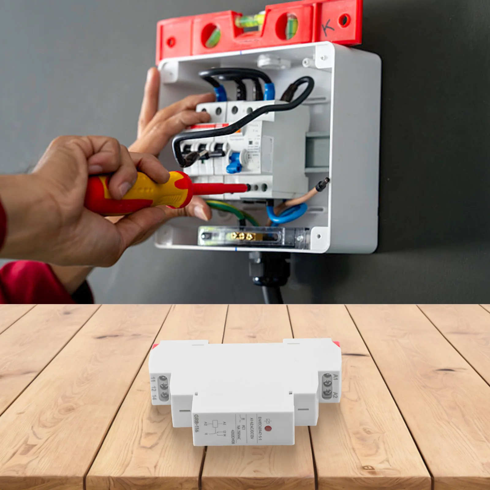 AC DC Relay Din Rail Relay Rail Mounting Voltage AC DC 12V Mechanical Life 1 107 Ac Dc Relay For Electrical Systems 90 18 64mm