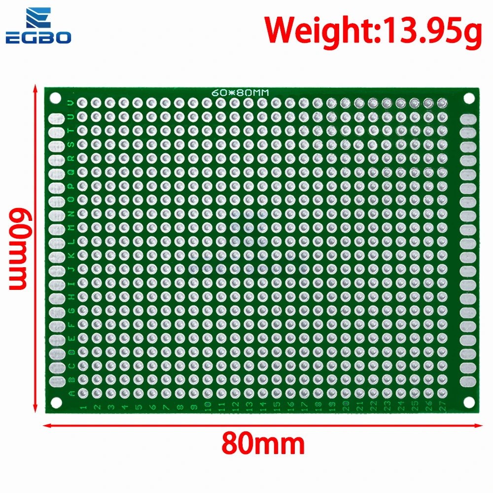 2*8 3*7 4*6 5*7 6*8 8*12 9*15 نموذج مزدوج الجانب لتقوم بها بنفسك دائرة مطبوعة عالمية لوحة دارات مطبوعة بروتوبوارد طلاء لحام