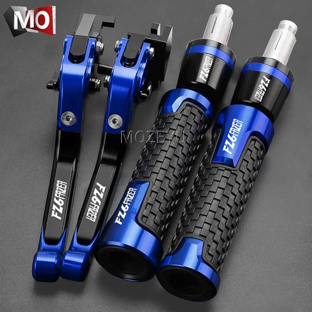 FZ6 FAZER Motorcycle Brake Clutch Levers Handlebar Hand Grips ends For YAMAHA FZ6 FAZER 2004 2005 2006 2007 2008 2009 2010 FAZER