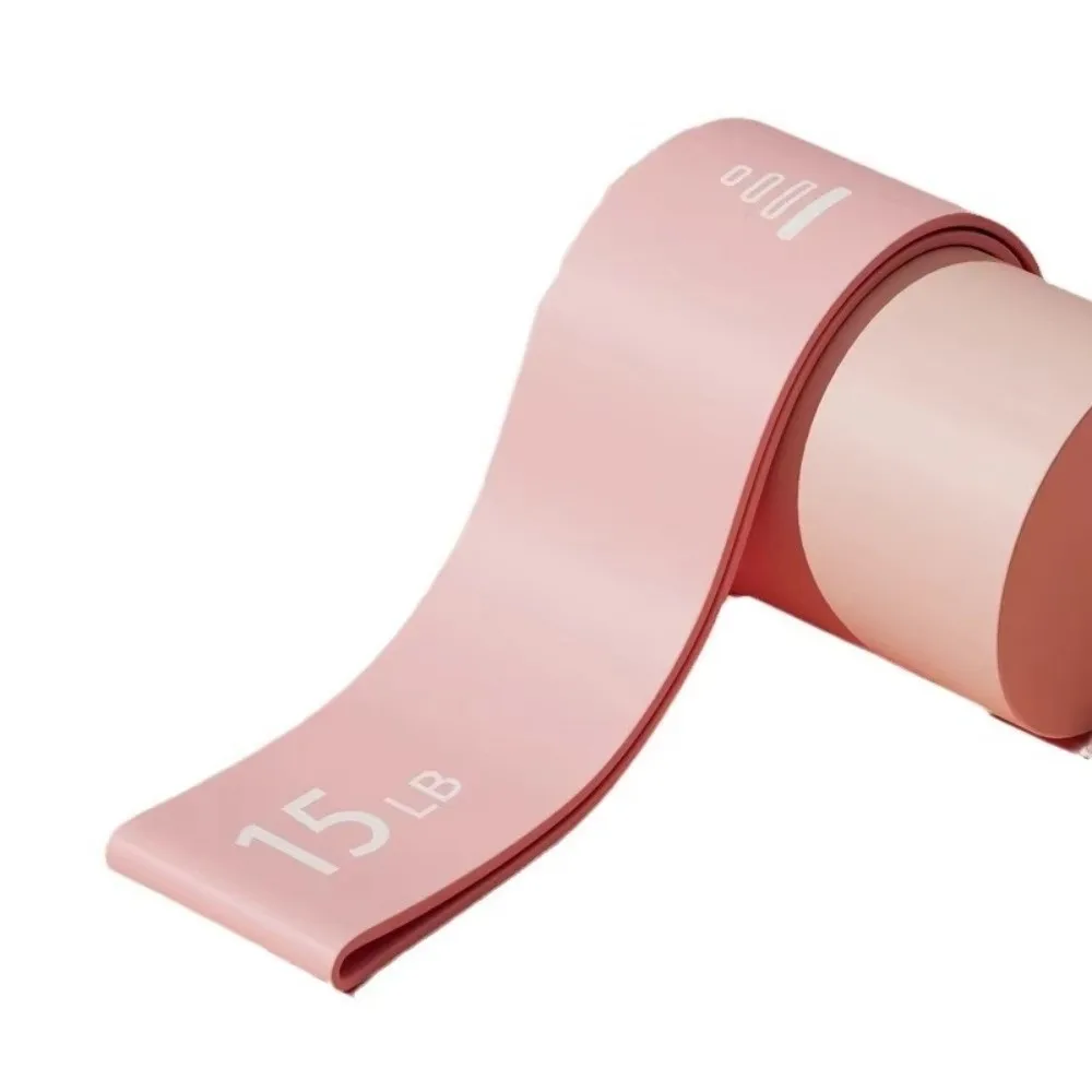 Anti-Slip Buttock Resistance Band Leg Hip Circle Expander 4 Resistance Levels Elastic Multi-Level Loops Silicone Stretching
