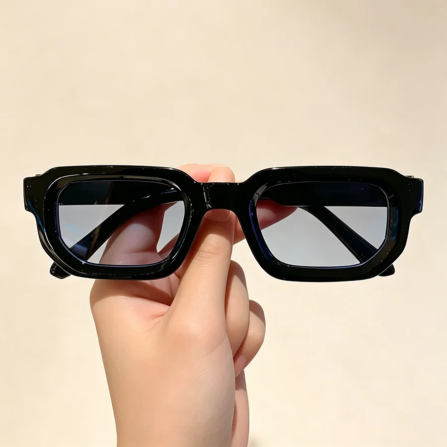 6 stks/set Vrouwen Vintage Rechthoek Frame Zonnebril Mode Retro Zonnebril Luxe Merk Design Bril Brillen Mannen Goggle