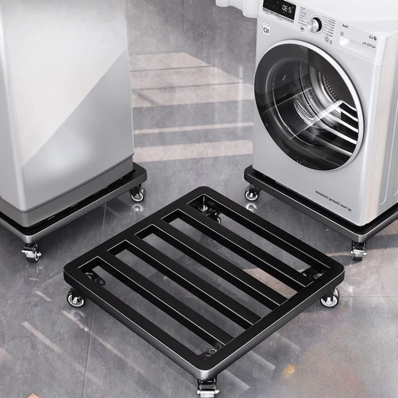 Universal Appliance Riser Base with 360° Wheels Mobile Pedestal for Washing Machine & Refrigerator Non-Slip Storage Shelf