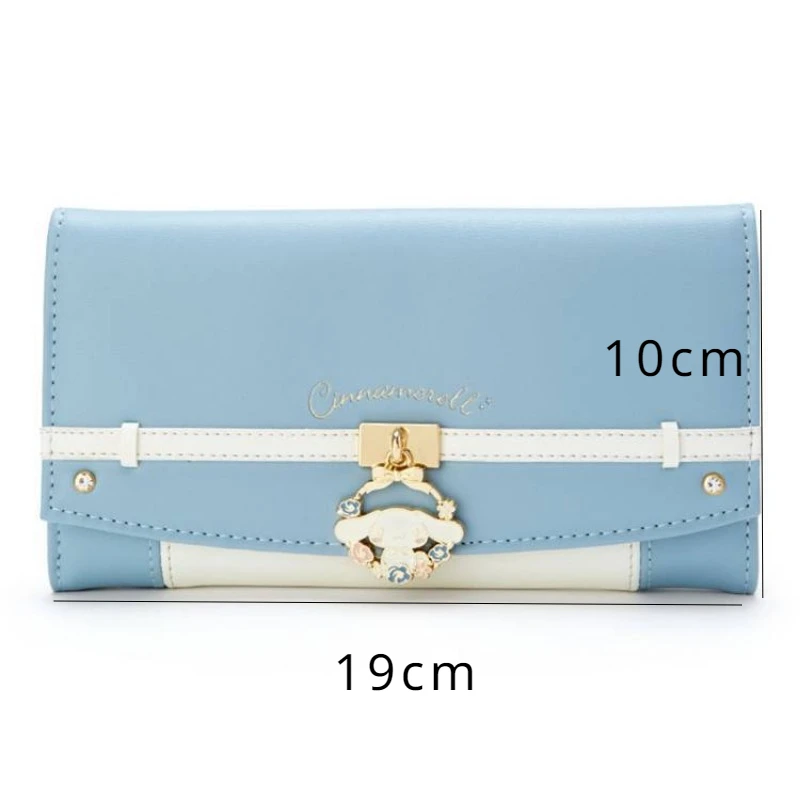 Sanrio Coin Purses Hello Kitty Bags Coin Pouch for Women Kawaii Wallet Cute Lipstick Cases Cinnamoroll Long Tote Bag Card Holder