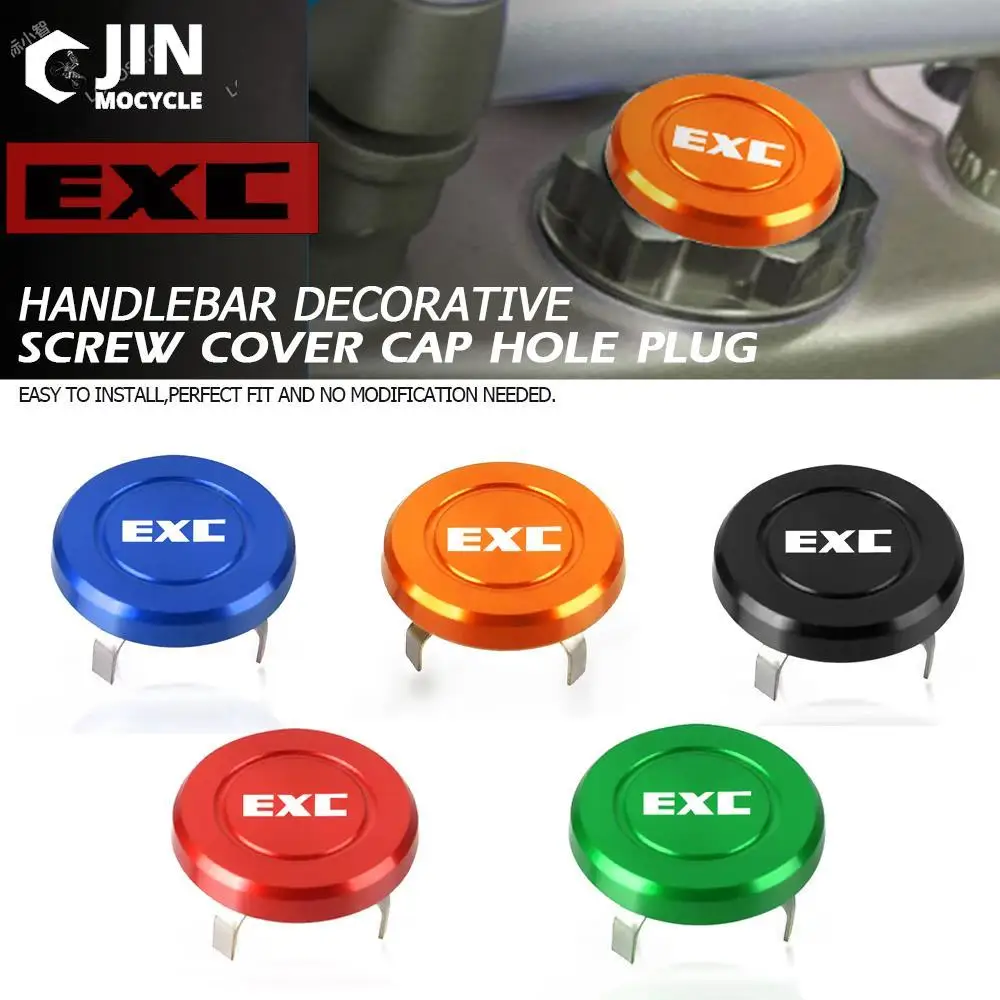 For 125-530 EXC 200 250 300 400 450 525 EXCF EXCR XCW XCF XC SX SXF SMS Motocross Handlebar Decorative Screw Cover Cap Hole Plug