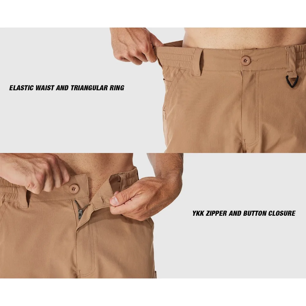 봄 야외 작업복 하이킹 바지 새로운 전술 작업 바지 남자 야외 카고 바지 멀티 포켓 방수 바지 가을