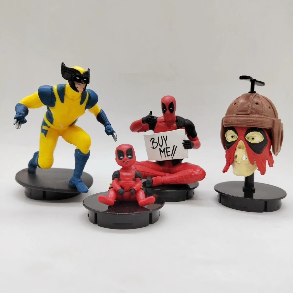 Deadpool & Wolverine Movie Topper Figure Loose Figurine Toy Exclusive Collectible Desktop Decoration Gifts ﻿