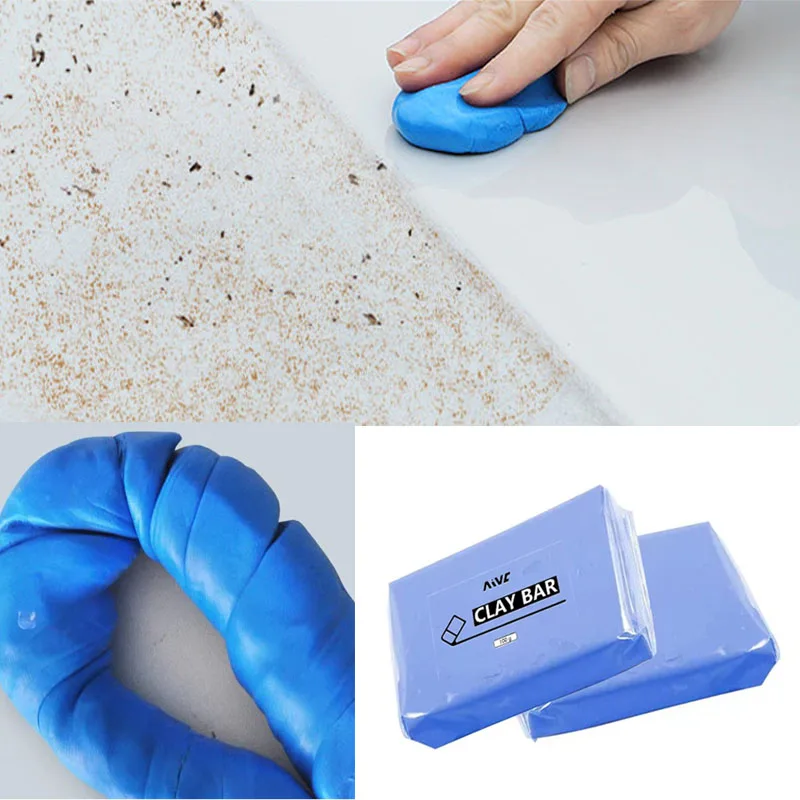 Car Clay Bar Blue Auto Detailing Mud Remover Vehicle Surface Sludge Dirt Cleaner Car Wash Cleaning Tool for Paint Maintenance