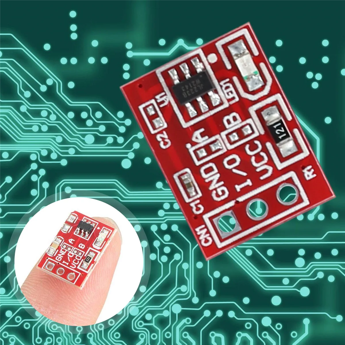 50 Uds Ttp223 botón táctil Modular autobloqueo Jog interruptor capacitivo transformación de un solo canal