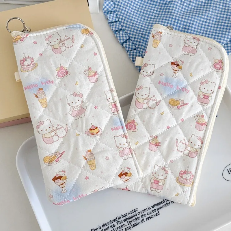 

Hello Kitty Card Bag Cute Multi Functional Anime Women Change Keychain Card Doll Storage Desktop Accessories Girl Gift Wholesale