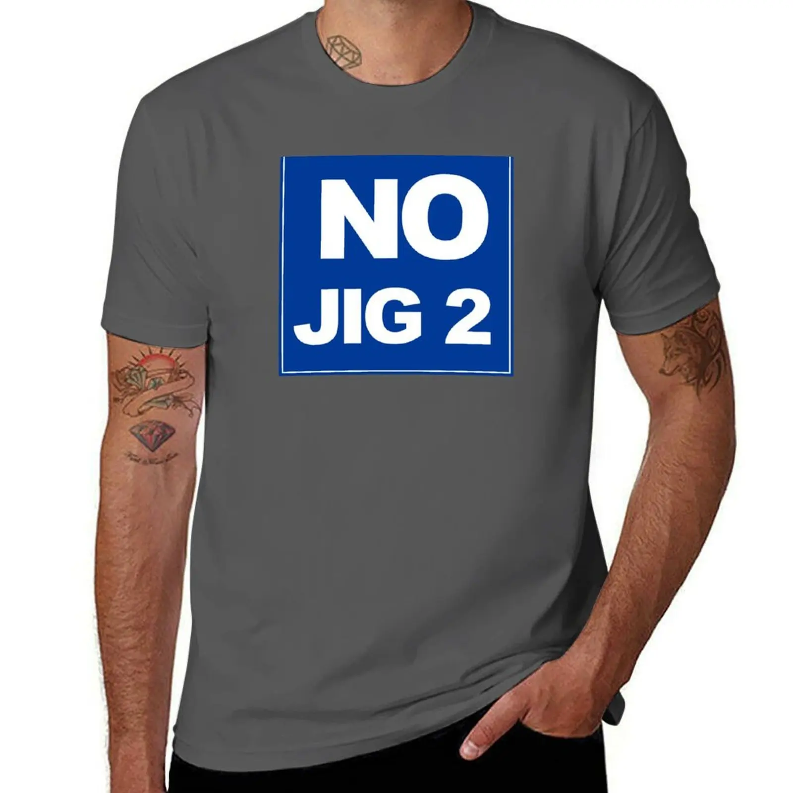 

No Jig 2 T-Shirt Plus Size Street Style Tee