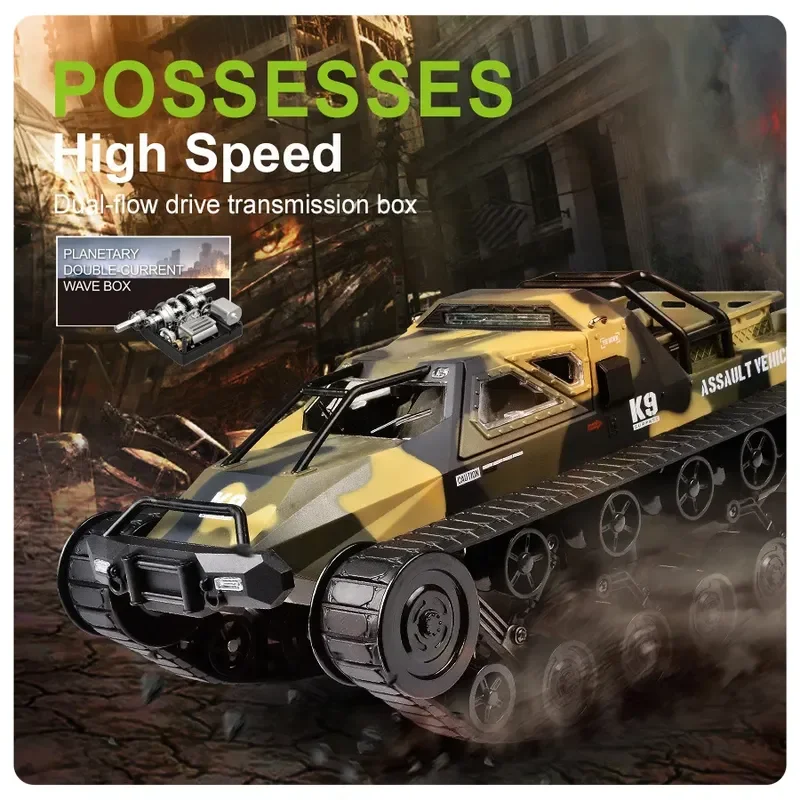 JJRC Snelle afstandsbediening tank stuntauto Militair model Simulatie Duikbaan Jeugdspeler Verzamelaars Favoriet speelgoed