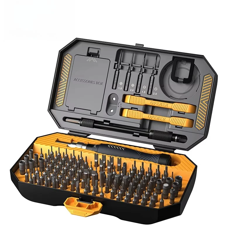 

145 in 1 High Quality Precise 3C Mobile Phone Repair Mini Screwdriver Set Hand Tools With Super Bits
