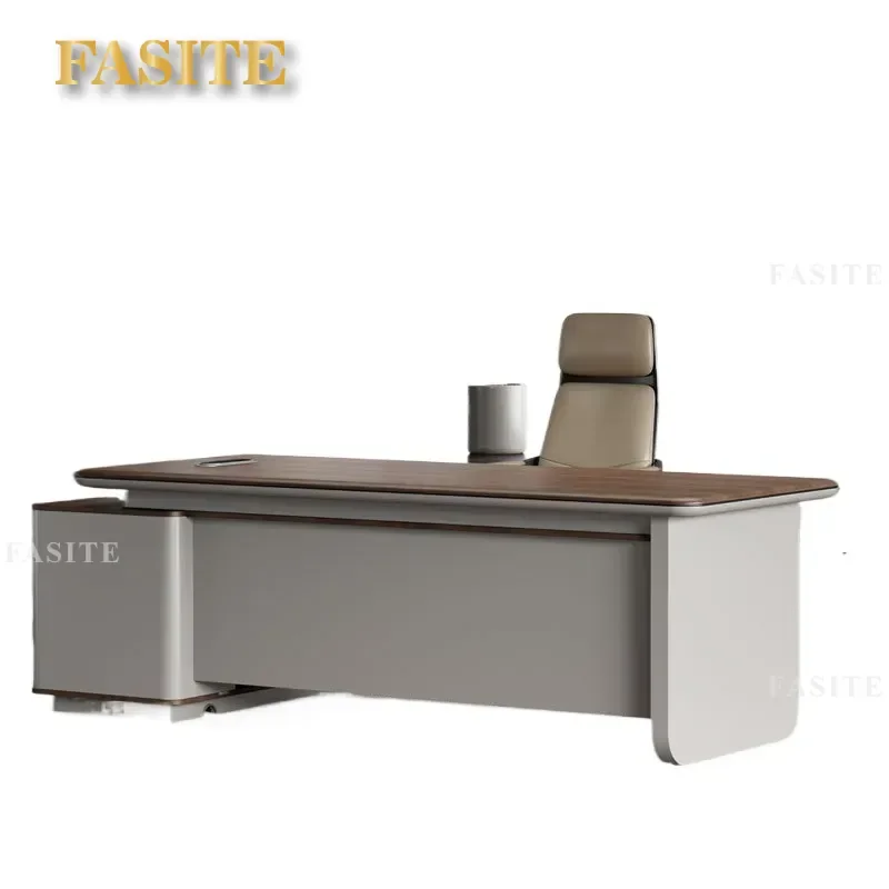 For Modern Simple Light Luxury Executive Desk Large Office Furniture Manager Supervisor Table Guangdong Style Big Class