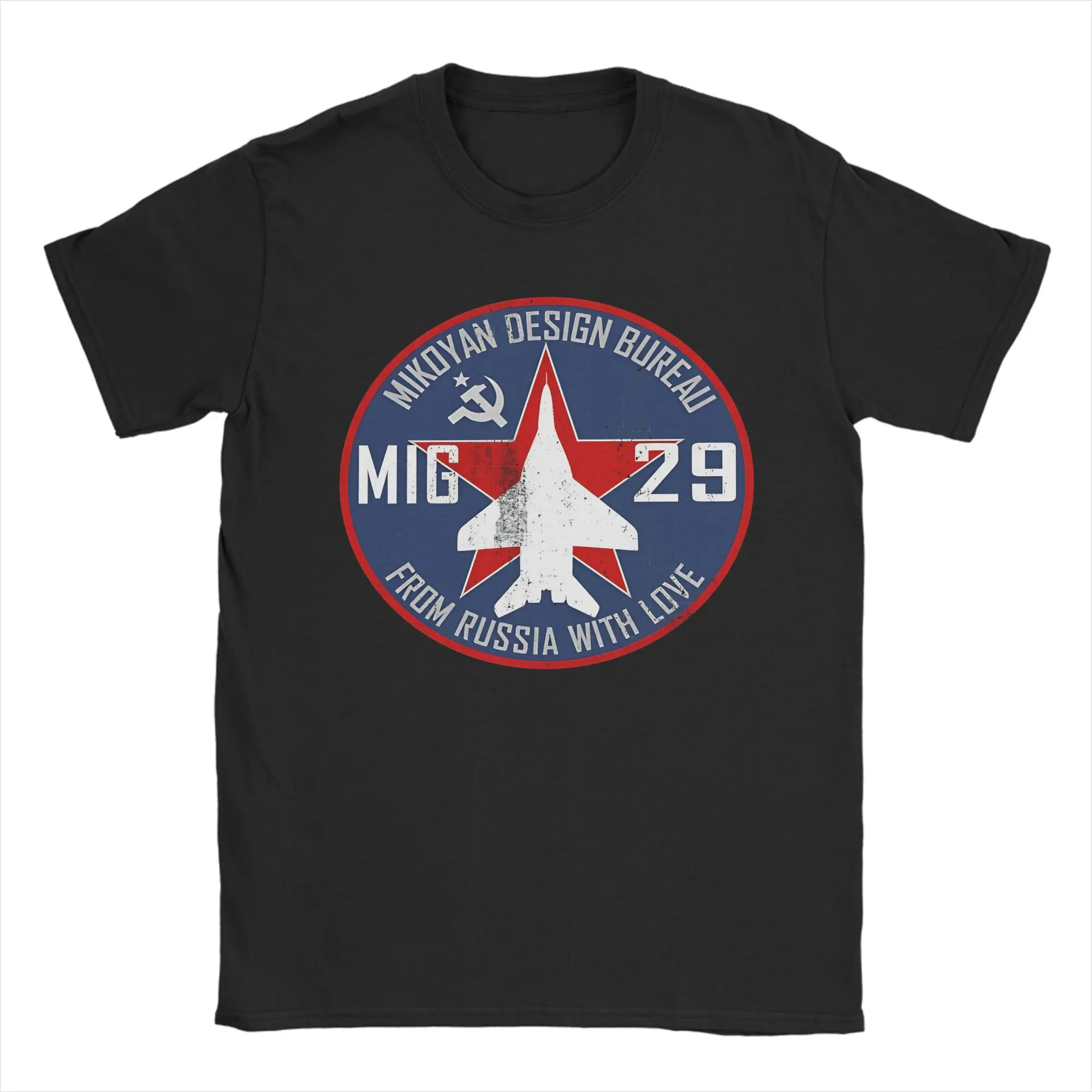 Men Women's T Shirt Mig29 Jet Fighter Distressed Foxbat T-Shirts Trending  Summer Tee Shirt Classic Cotton Tops Gift Idea
