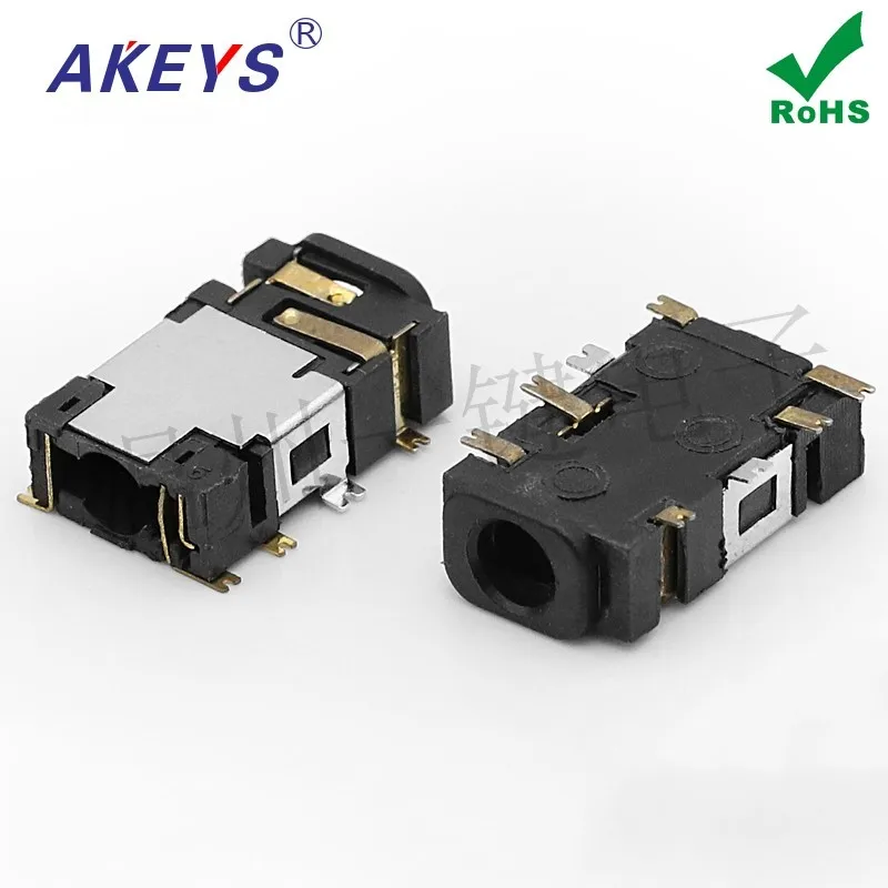 10pcs One button PJ-5310 3.5MM diameter headphone jack eight foot patch audio plug socket promotion
