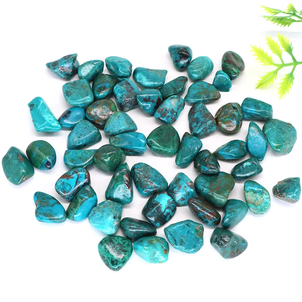 

Natural Chrysocolla Polished Tumbled Gravel Stone Bulk Gemstone Mineral Chakra Healing Reiki Meditation Specimen Aquarium Decor