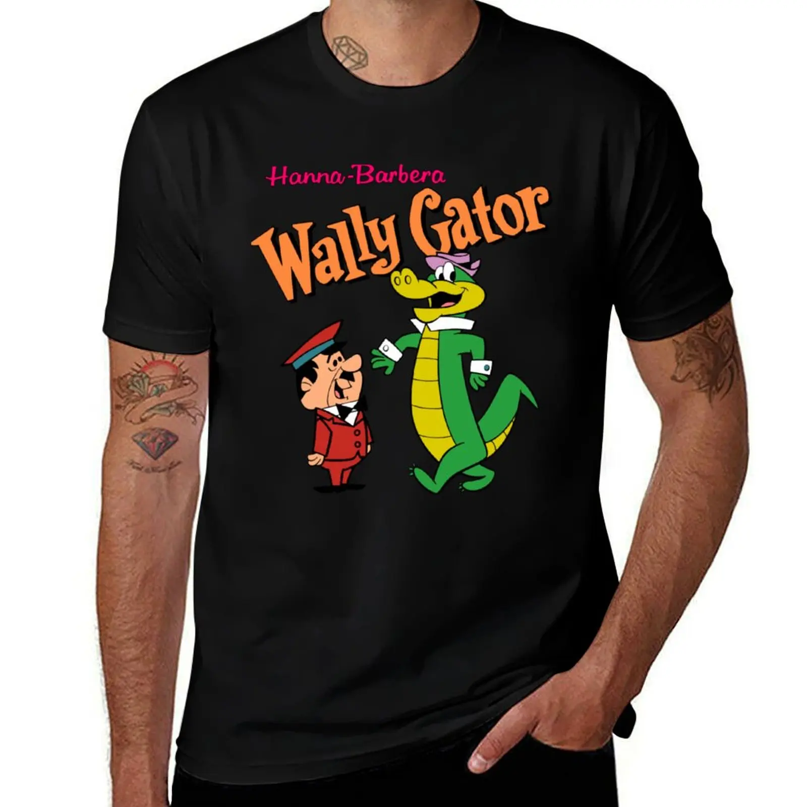 

Hanna barbera Wally Gator T-Shirt tees shirts graphic vintage t shirts mens t shirts top quality