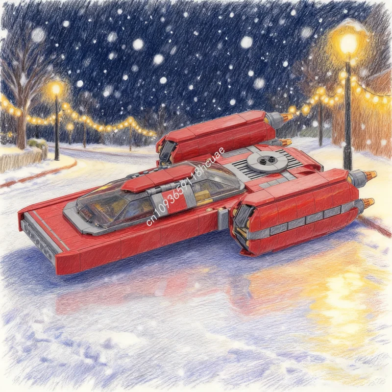 544 pièces MOC Mor Gana VE Lusso classe Transport étoile bataille modèle bâtiment cadeau de noël blocs Architecture éducation jouets brique