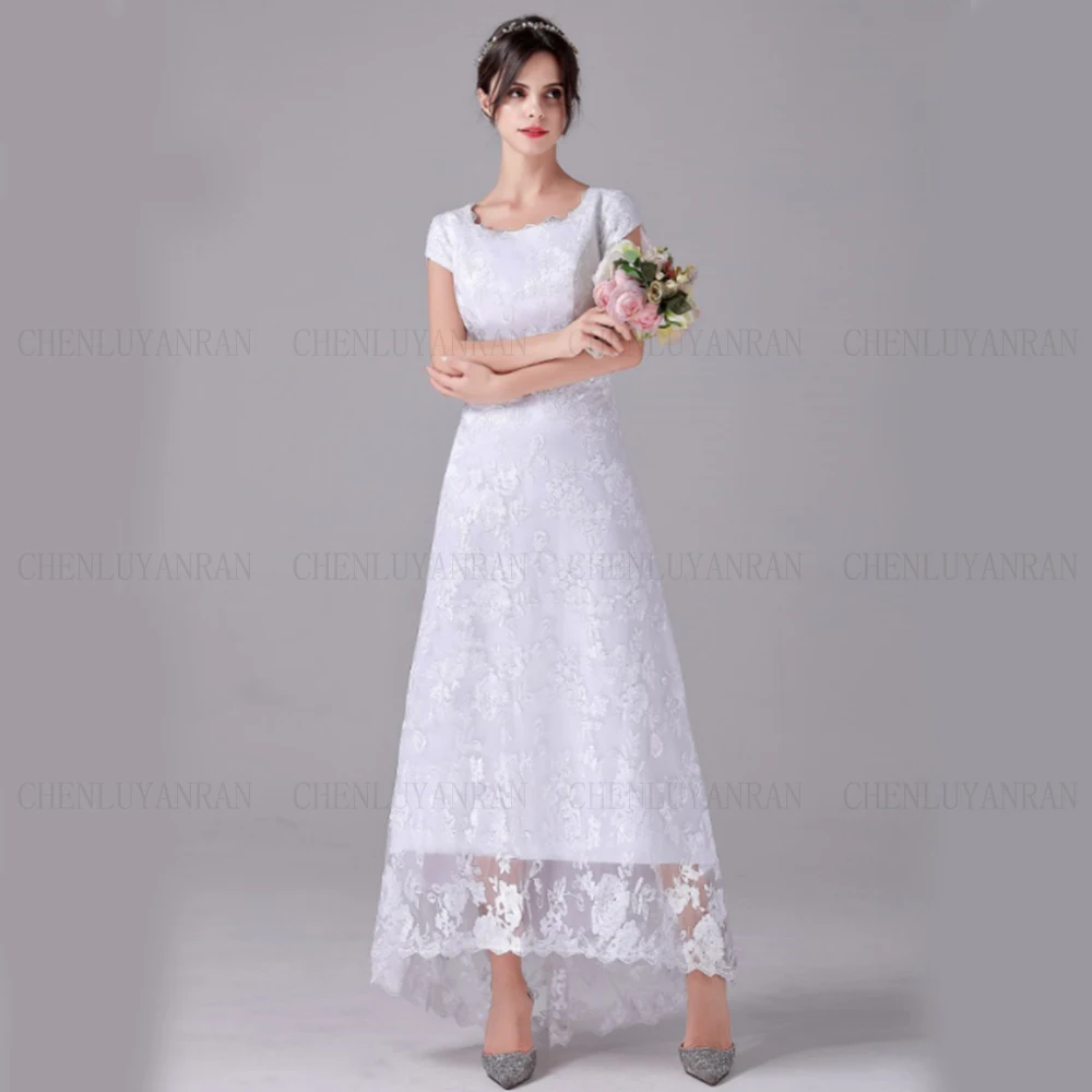 

Ivory Lace Mother of the Bride Dresses 2025 Short Sleeves Lace Wedding Dress Gowns Real Picture A-Line Sexy Wedding Party Dress