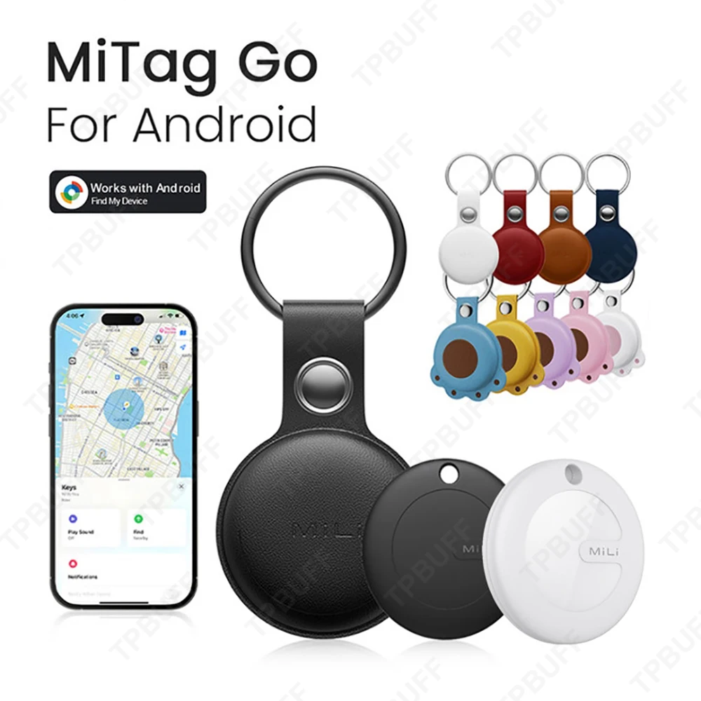 Mini GPS Locator AntiLost Alarm Wallet Keychain Smart Tag Bluetooth-Compatible Tracer Keychain Dog Pet Child Tracker Key Finder