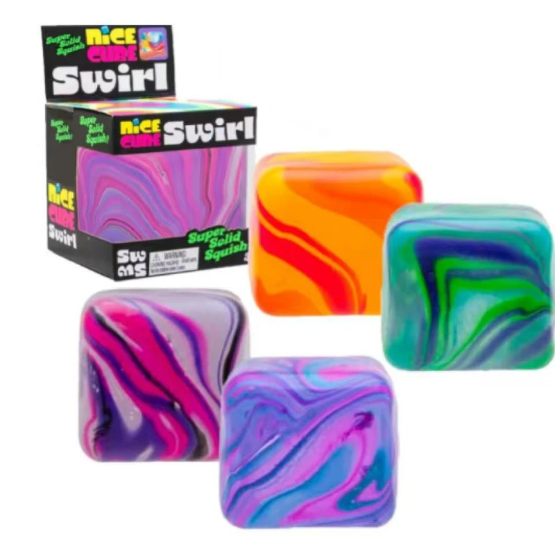 Cubo di ghiaccio ondulato Maltosio Giocattolo di decompressione Cubo di ghiaccio Cubo di ghiaccio Strumento antistress per adulti per bambini Sollievo dallo stress Giocattolo da spremere Hobby