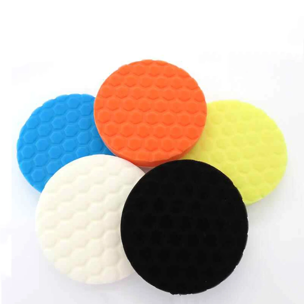 7-Inch 180mm Polishing Sponge 5-piece set For Car Beauty Paint Cleaning Sponge Car Wash Mirror Waxing Polishing Glass Cleaning