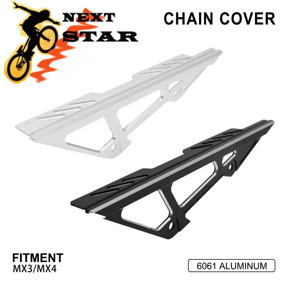 

Защитная крышка мотоциклетной цепи для Talaria MX3 MX4 MX5, алюминиевая защита цепи с ЧПУ, аксессуары для защиты электрического велосипеда