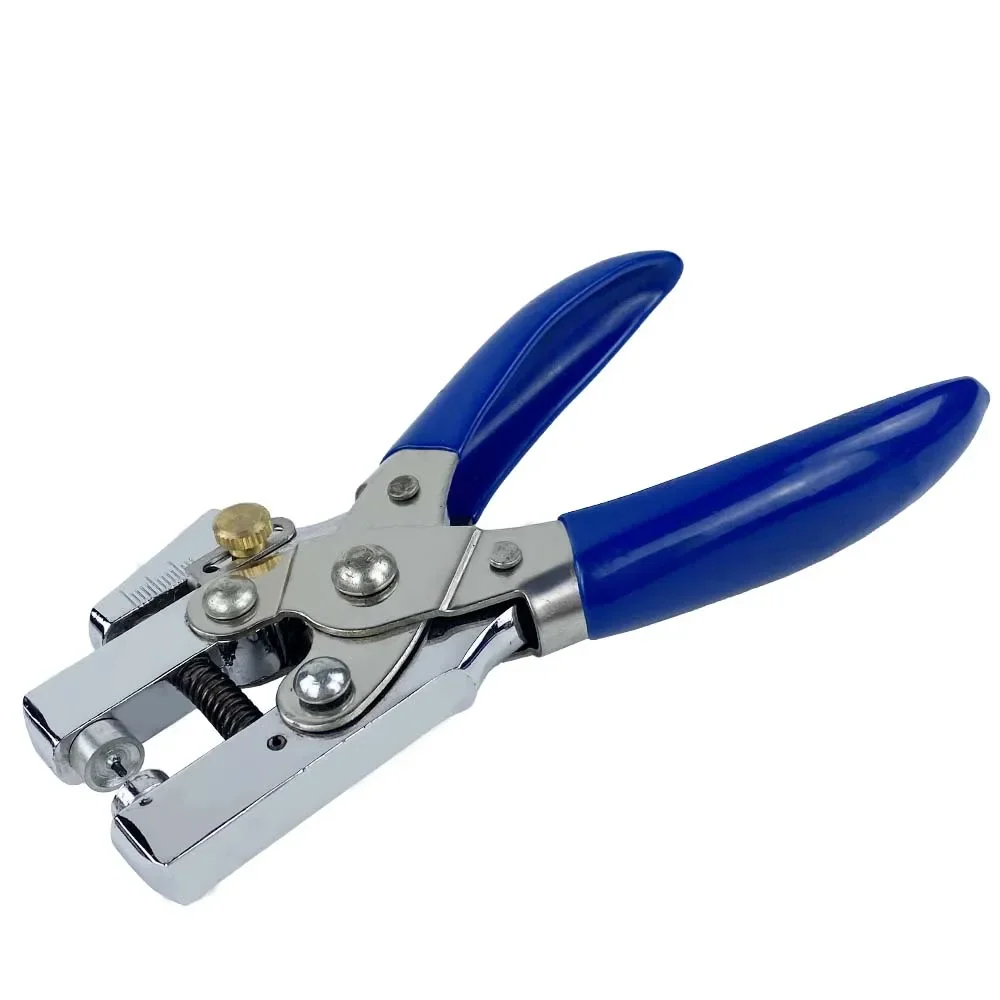 NEW Hole Puncher Portable Hole Punch Books Leather Watches Blue Universal Pliers for Jewelry  DIY Making Equipment