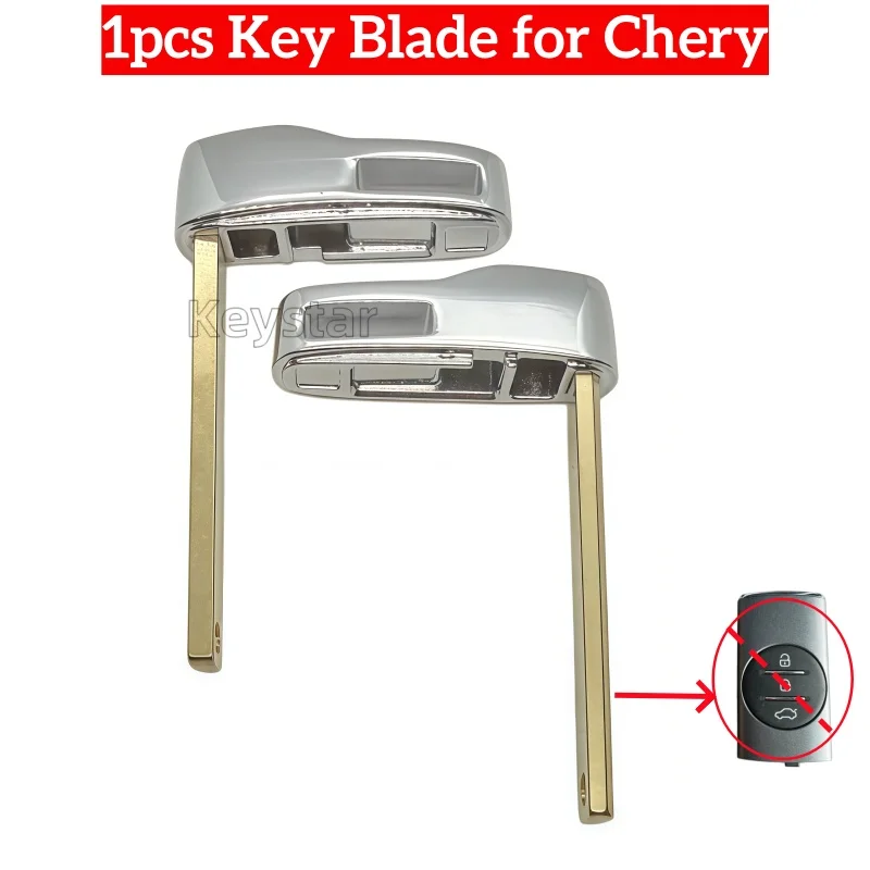 

keystar 1pcs HU101 Car Smart Key Blank Keyless Remote Key Blade Emergency Door Insert Key for CChery Exeed Tiggo7 Tiggo 3X
