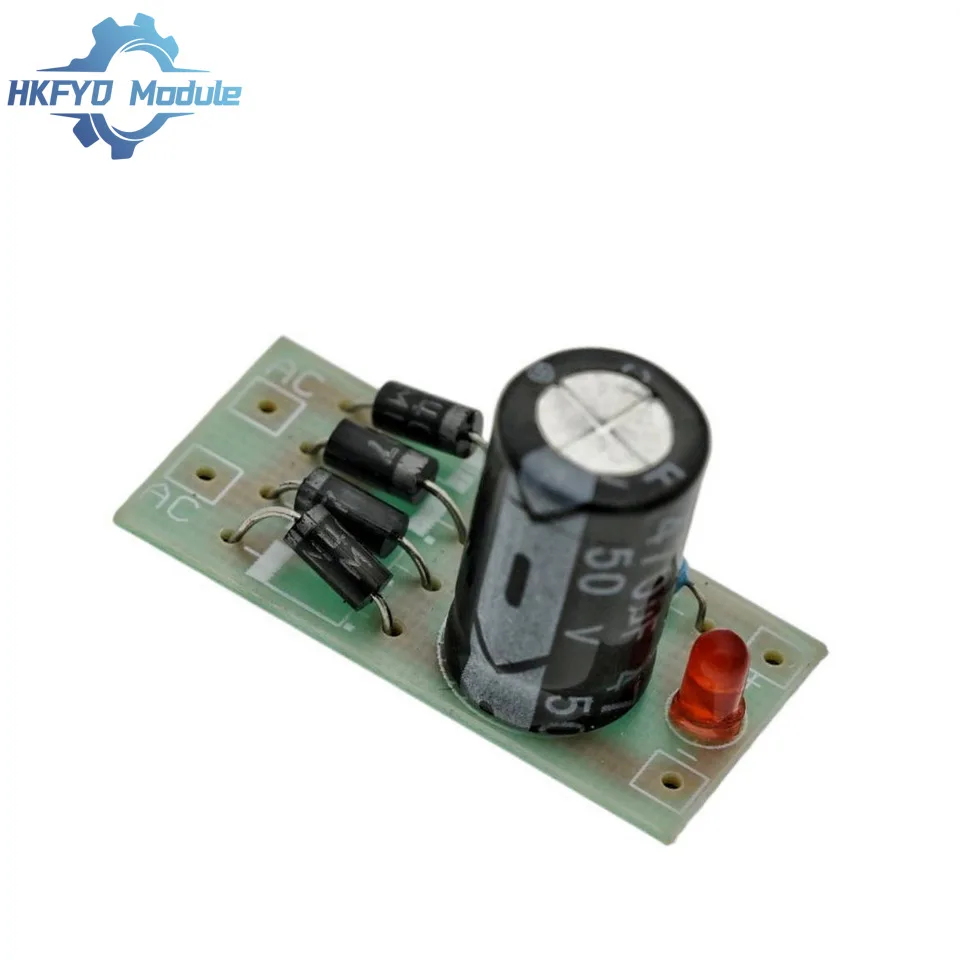 AC to DC power conversion module 1N4007 full bridge rectifier filter 12V 1A AC DC converter