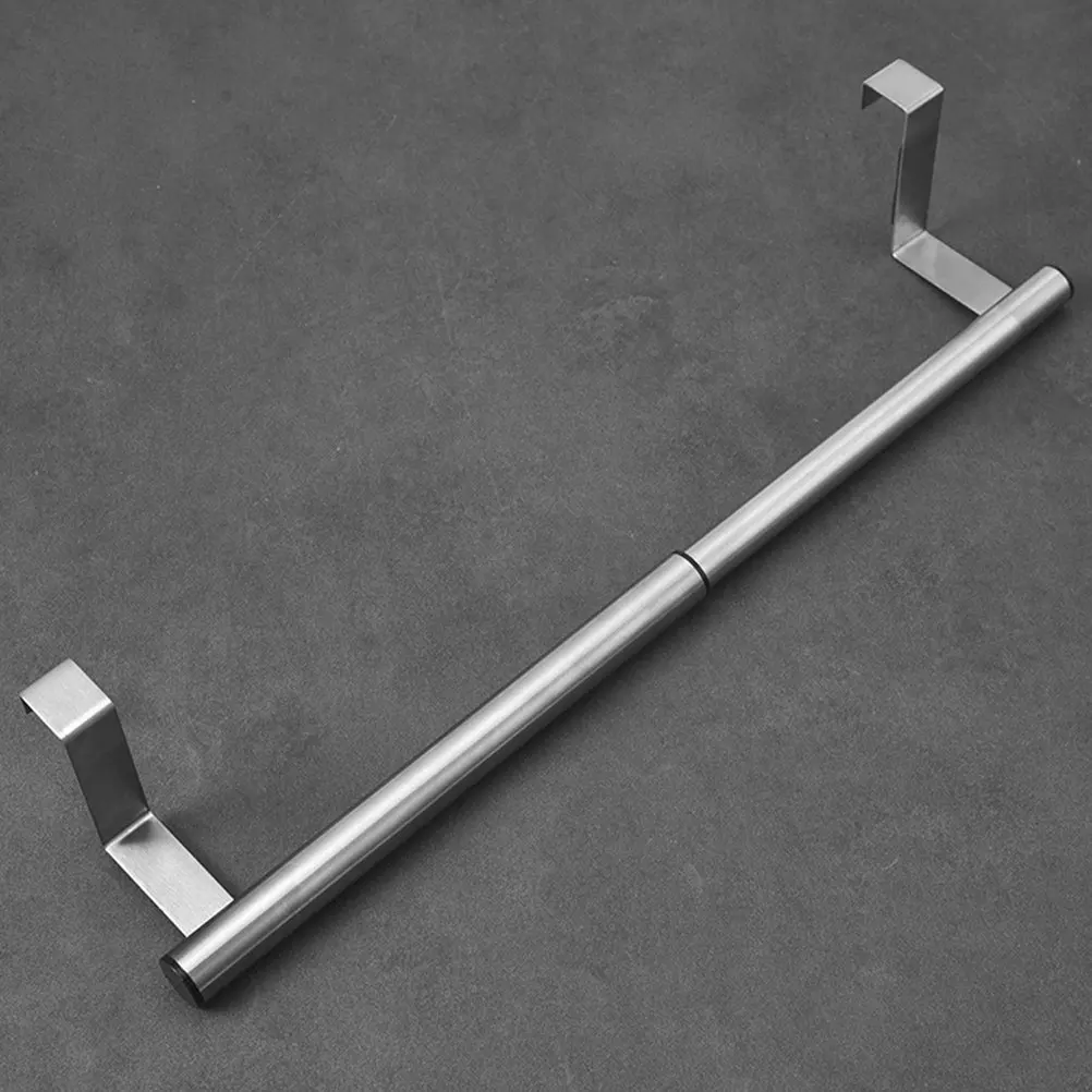 

Комплект из 2 регулируемых расширяемых держателей для полотенец из нержавеющей стали, подвесных на дверь, для кухни и ванной комнаты