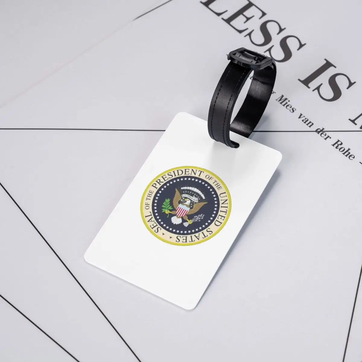 

Seal Of The President Of The United StatesLuggage Tags Suitcase Travel Baggage Boarding Tag Label Holder ID Name Address
