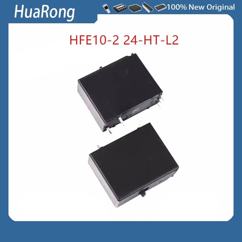 2Pcs/Lot  HFE10-2 24-HT-L2 24VDC   50A   5PIN