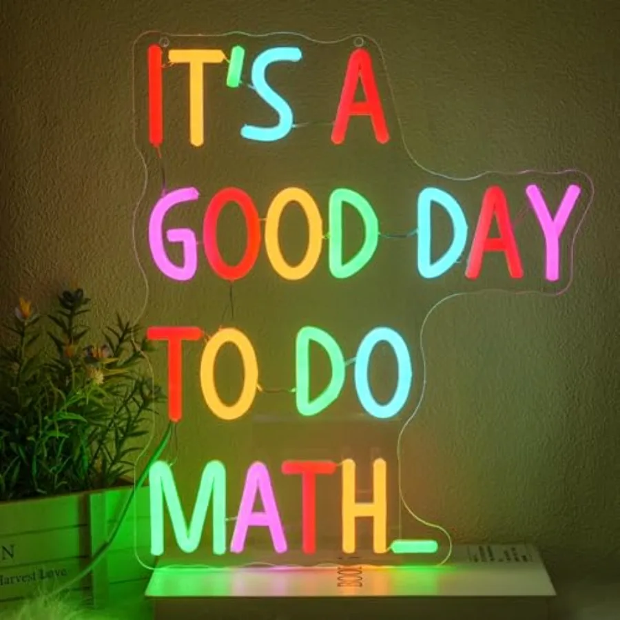It's A Good Day To Do Neon Sign for Classroom Neon Light Letter Led Neon Signs Classroom LED Neon Lights for Room Library Decor